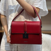 Simple À Détail En Métal Avec Poignée Sac À Bandoulière