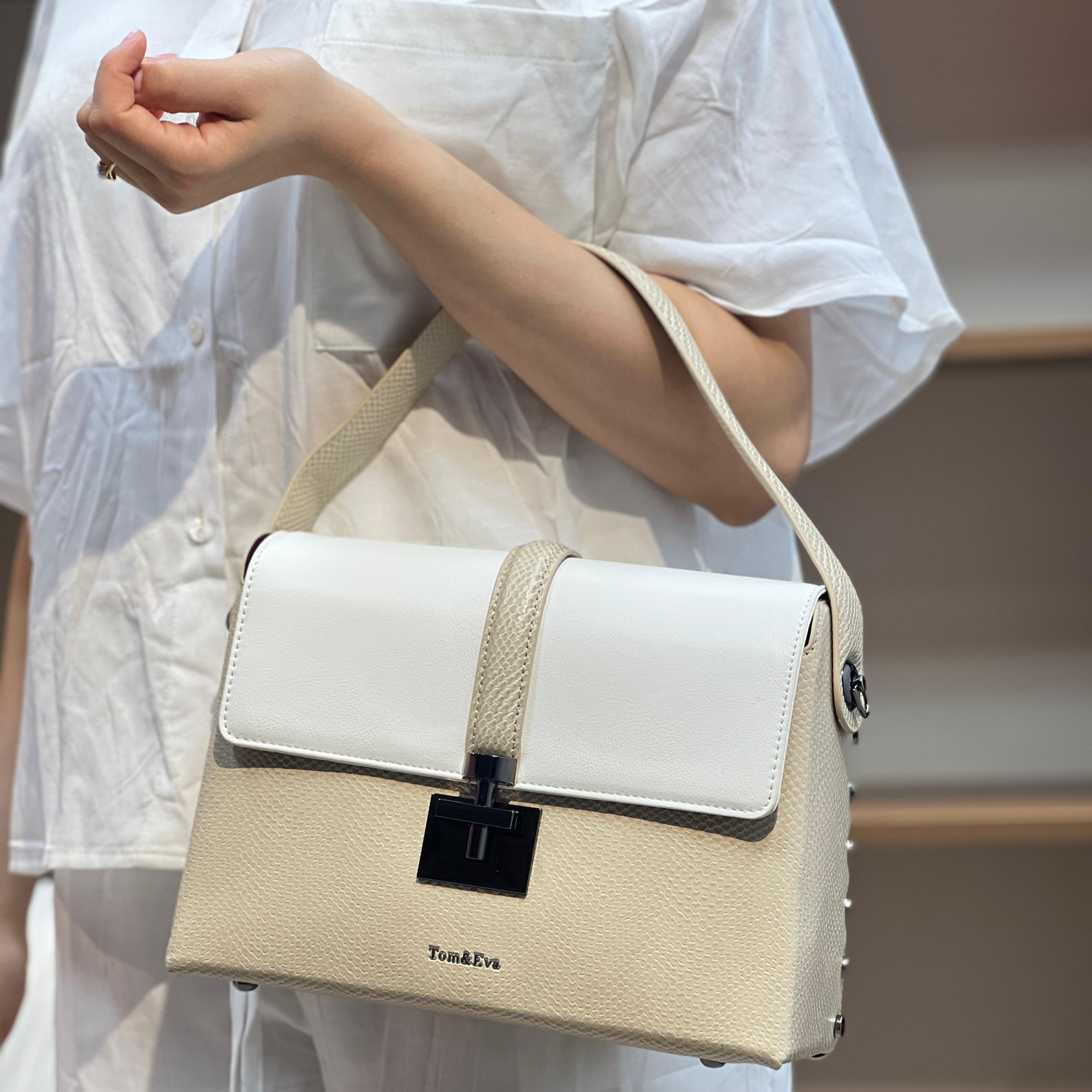 Simple À Détail En Métal Avec Poignée Sac À Bandoulière