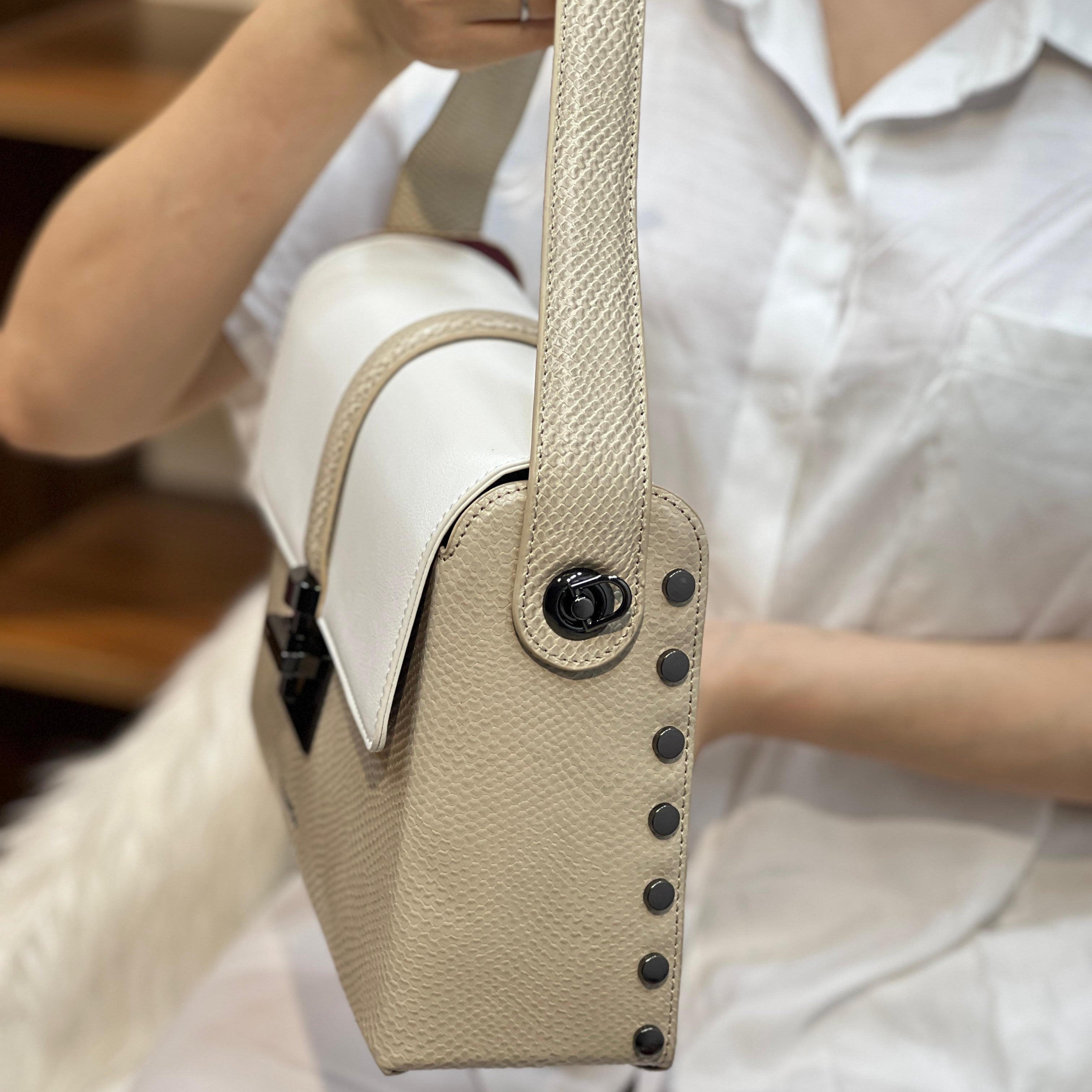 Simple À Détail En Métal Avec Poignée Sac À Bandoulière