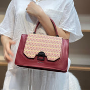 Simple À Détail En Métal Avec Poignée Sac À Bandoulière