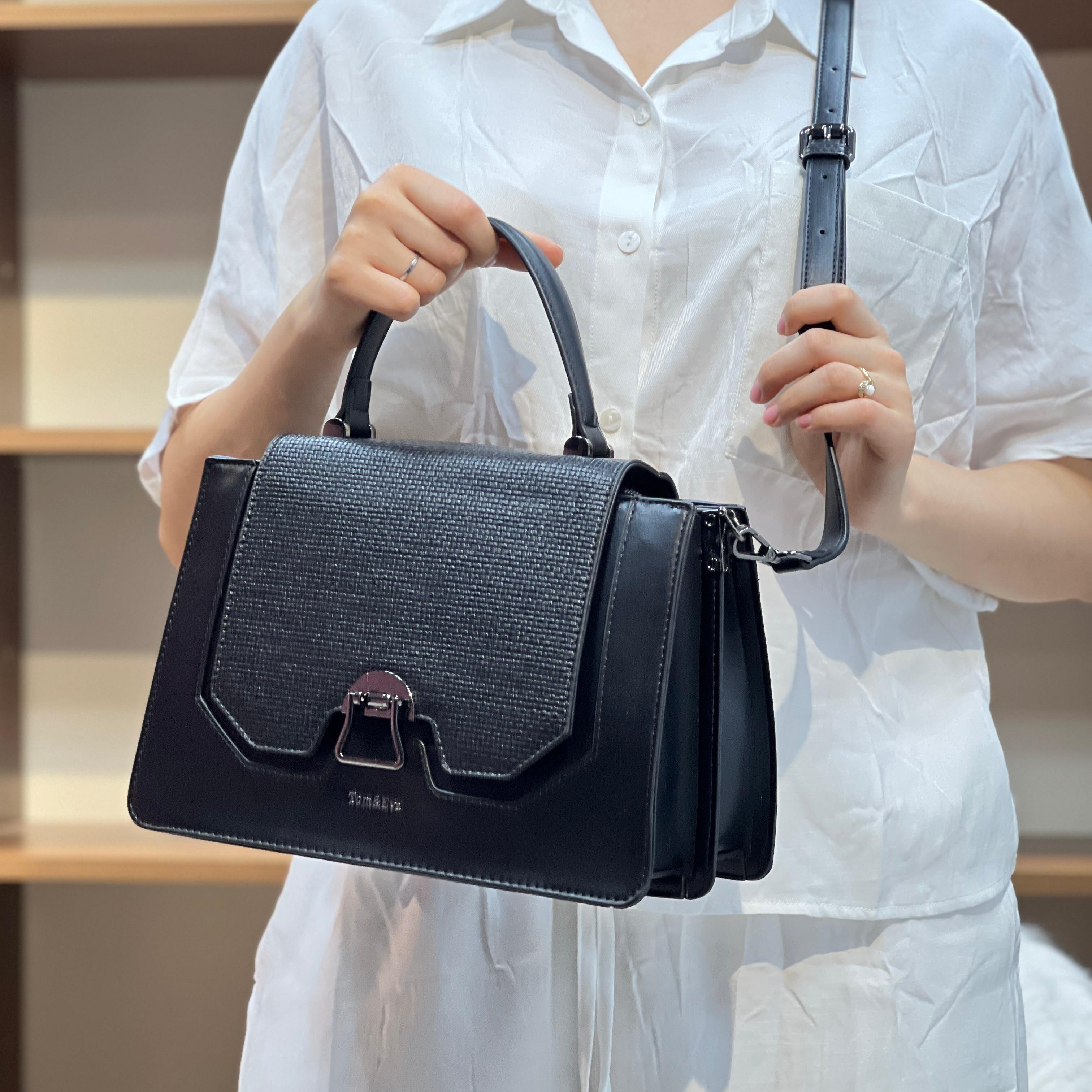 Simple À Détail En Métal Avec Poignée Sac À Bandoulière