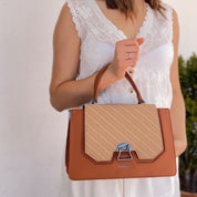 Simple À Détail En Métal Avec Poignée Sac À Bandoulière