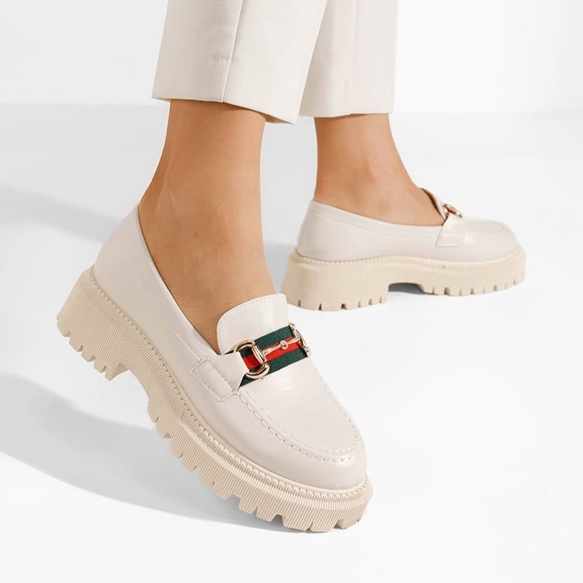 Mocassins femme en Cuir