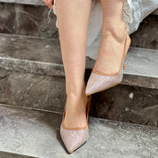 Escarpins à Talons avec Strass