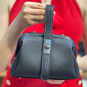 Petit sac à main effet tissu