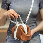 Petit sac à main effet tissu