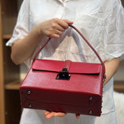 Simple À Détail En Métal Avec Poignée Sac À Bandoulière