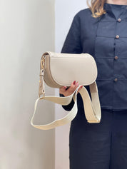 Sac À Bandoulière Tendance À Rabat De Couleur Unie