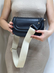 Sac À Bandoulière Tendance À Rabat De Couleur Unie