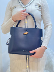 Sac Seau Double Porté Fermoir Bambou