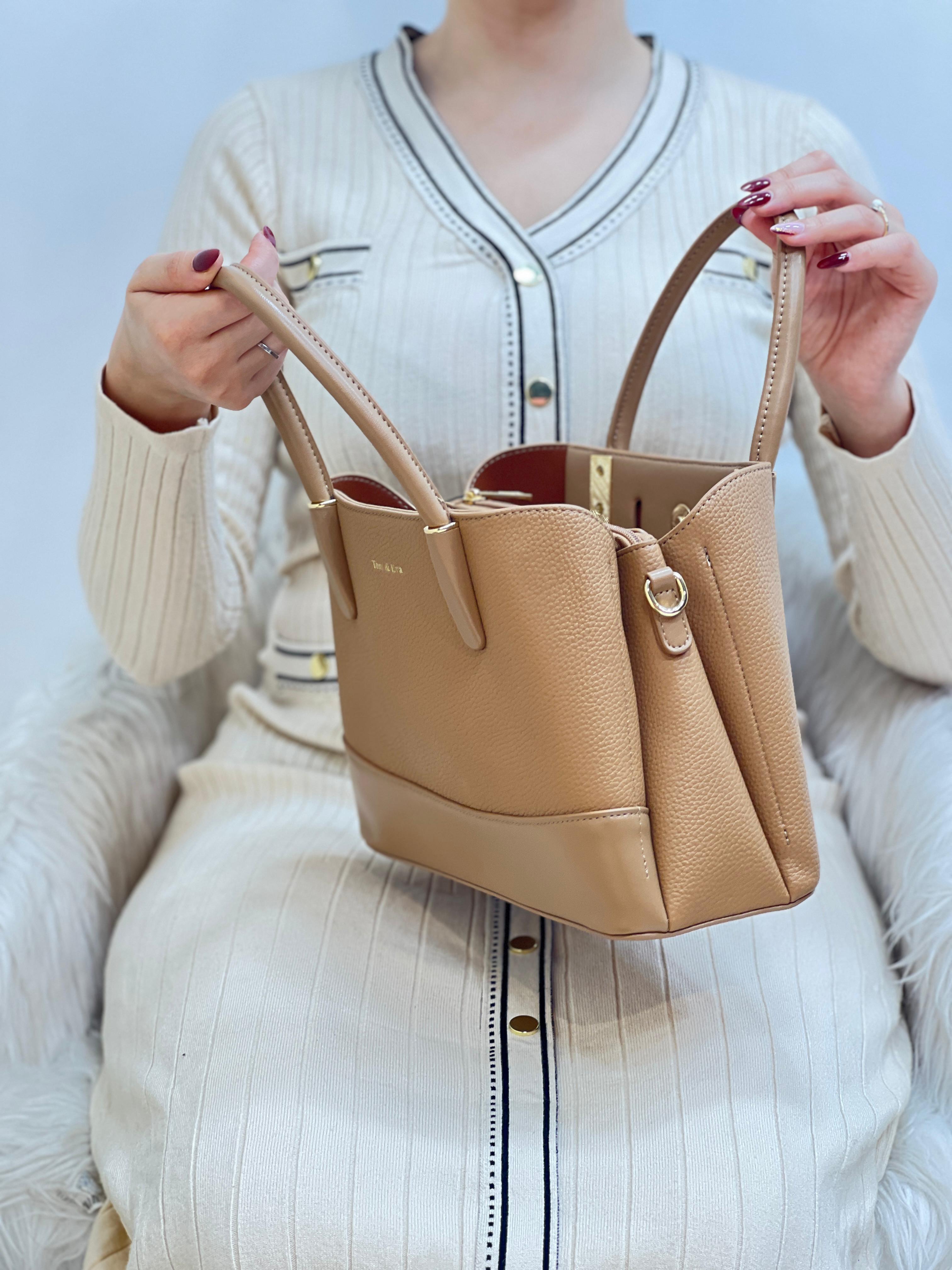 Medium Sac à Main Effet Cuir Grainé