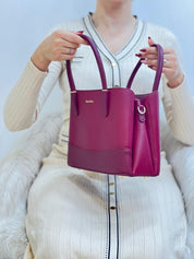 Medium Sac à Main Effet Cuir Grainé