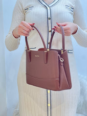 Medium Sac à Main Effet Cuir Grainé