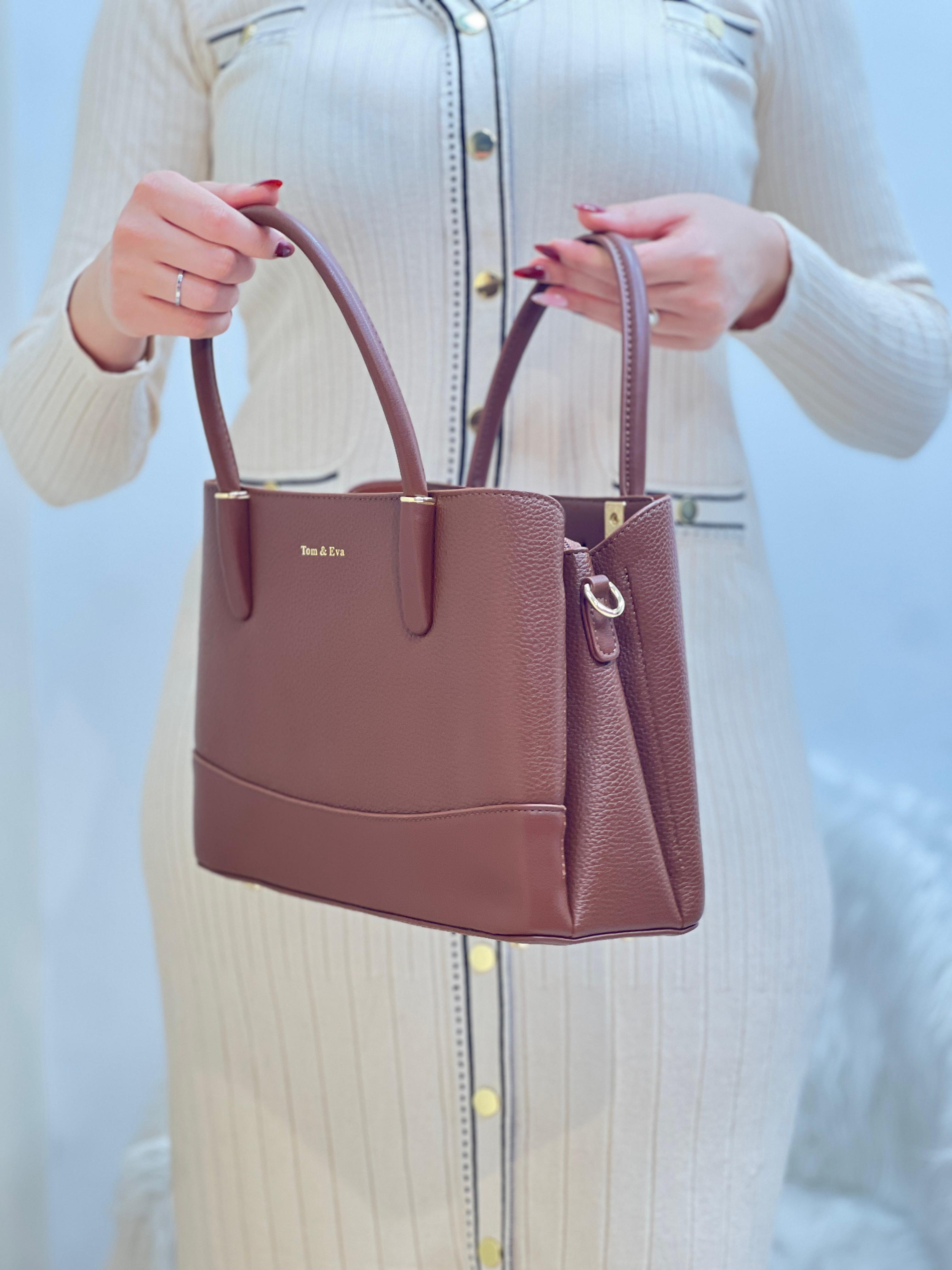 Medium Sac à Main Effet Cuir Grainé