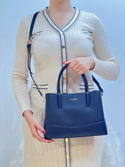 Medium Sac à Main Effet Cuir Grainé