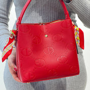 Sac sceau chaine foulard noir