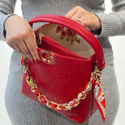 Sac sceau chaine foulard noir