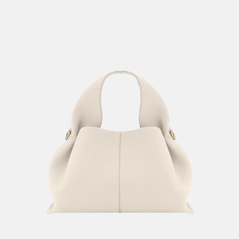 Sacs Fourre-Tout À Bandoulière En Cuir Véritable En Forme De Nuage Pour Femmes