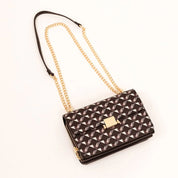 Sac à bandoulière à motif géométrique