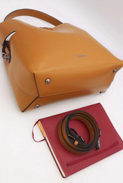 Sac Seau Double Porté Fermoir Bambou