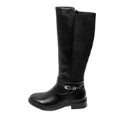 Bottes élastiquées en simili