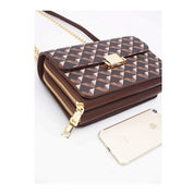 Sac à bandoulière à motif géométrique