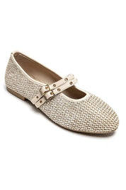 Ballerines plates avec brides à boucle