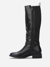 Bottes cavalières stretch à boucle