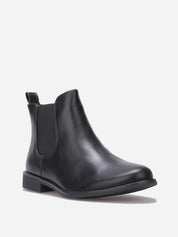 Bottines plates chelsea en simili
