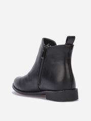 Bottines plates chelsea en simili