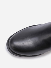 Bottines plates chelsea en simili