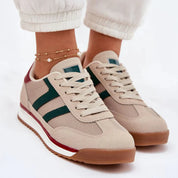 Basket de sport en cuir écologique