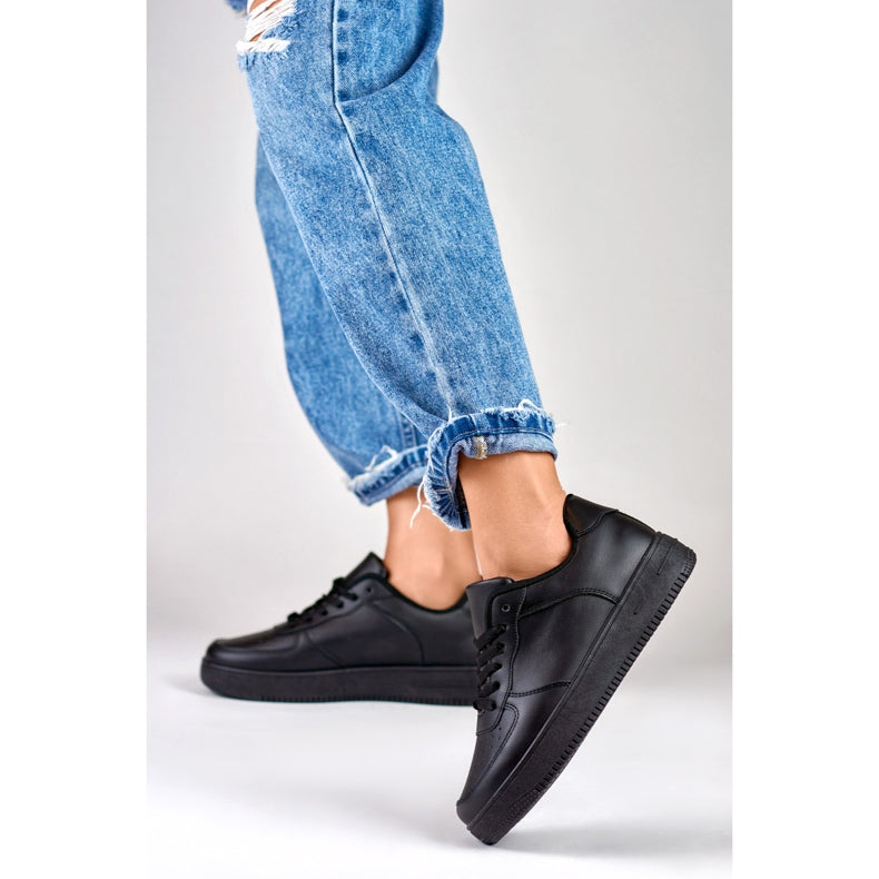 Baskets basiques en simili