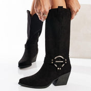 Demi Botte avec boucle en métal