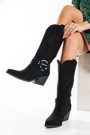 Demi Botte avec boucle en métal