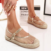 Ballerines pour femmes avec un design perforé moderne