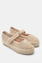 Ballerines sur semelle en jute avec bride Cuttia