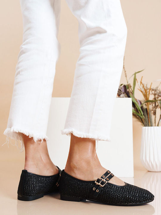 Ballerines plates avec brides à boucle