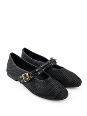 Ballerines plates avec brides à boucle