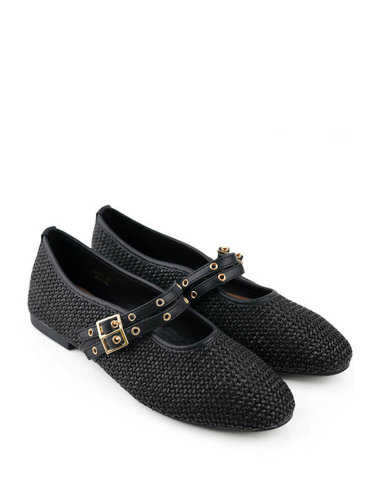 Ballerines plates avec brides à boucle