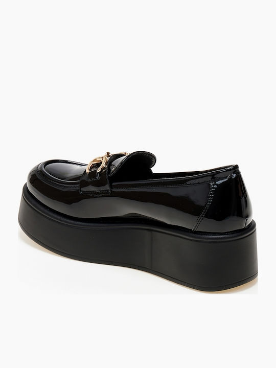 Mocassins à plateforme avec détails métalliques