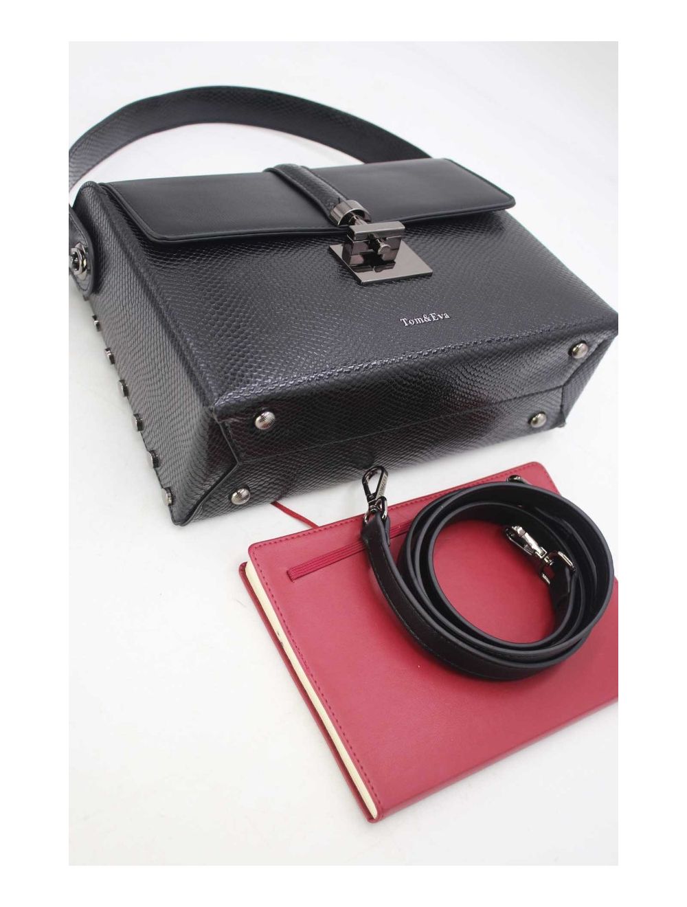 Simple À Détail En Métal Avec Poignée Sac À Bandoulière