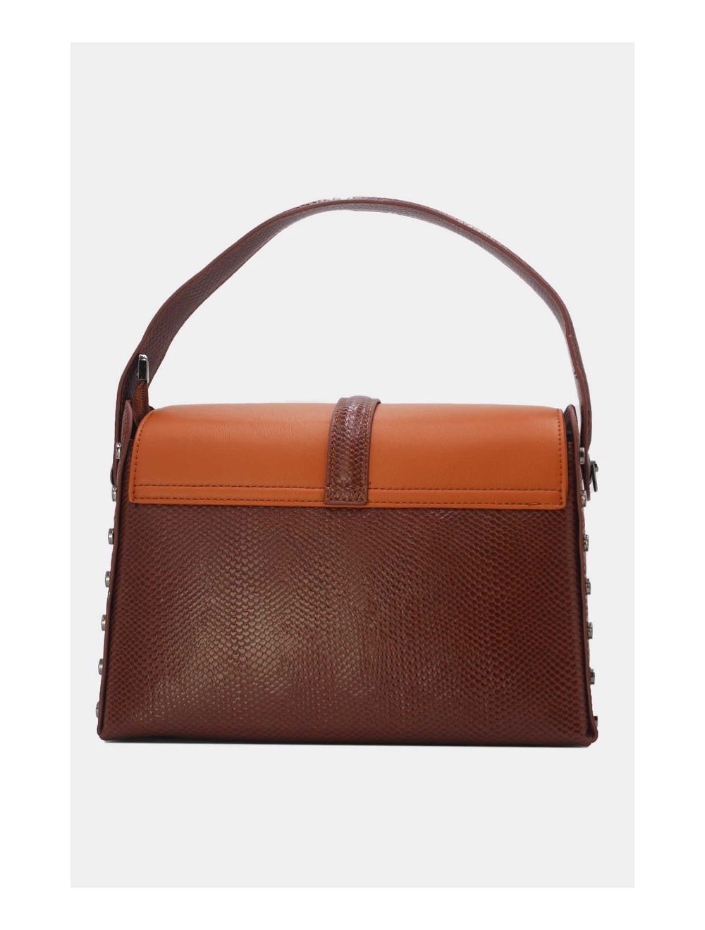 Simple À Détail En Métal Avec Poignée Sac À Bandoulière