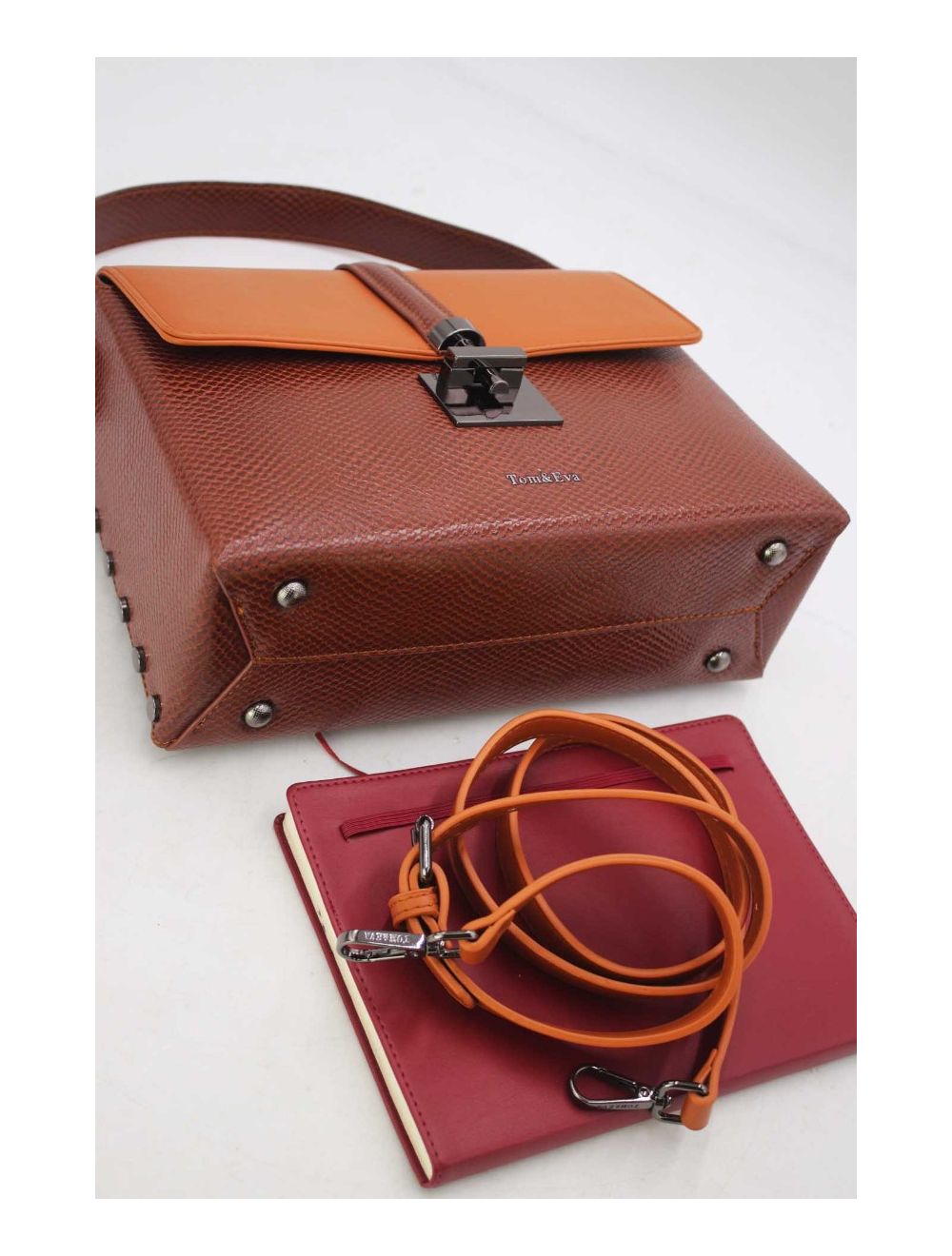 Simple À Détail En Métal Avec Poignée Sac À Bandoulière