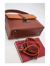 Simple À Détail En Métal Avec Poignée Sac À Bandoulière