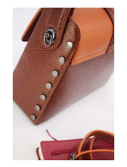 Simple À Détail En Métal Avec Poignée Sac À Bandoulière