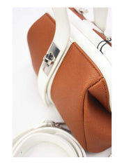 Petit sac à main effet tissu