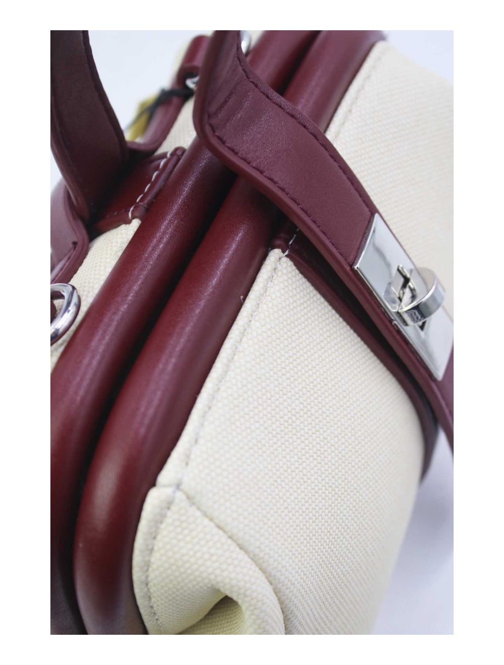 Petit sac à main effet tissu