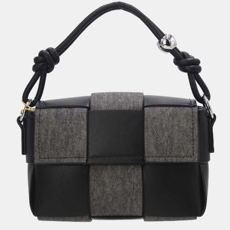 Pochette pour téléphone effet tissu tissé