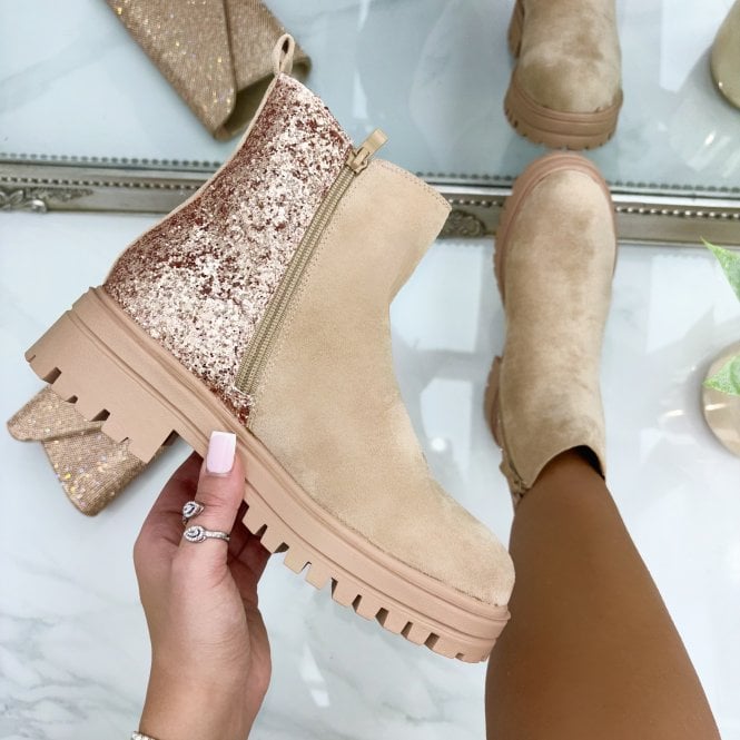 Bottines à Paillettes